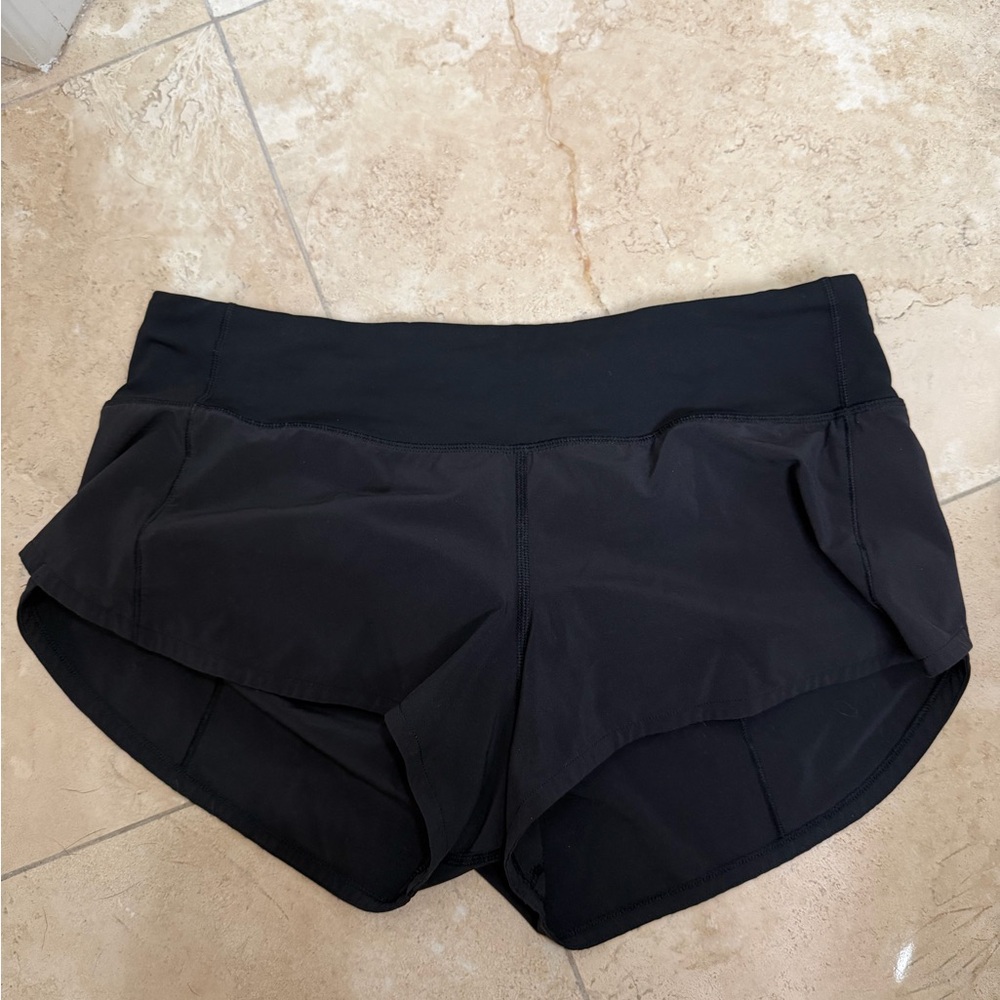 lululemon athletica Women's Black Athletic Shorts